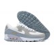 Men Sports Shoes Nike Air Max 90 White Grey and Green