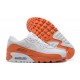 Men Sports Shoes Nike Air Max 90 White Orange DM0958-100