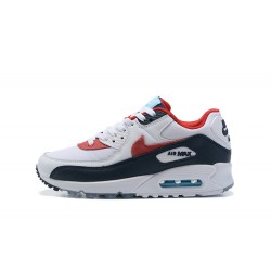 Men Sports Shoes Nike Air Max 90 White Red DJ5170-100