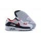 Men Sports Shoes Nike Air Max 90 White Red DJ5170-100