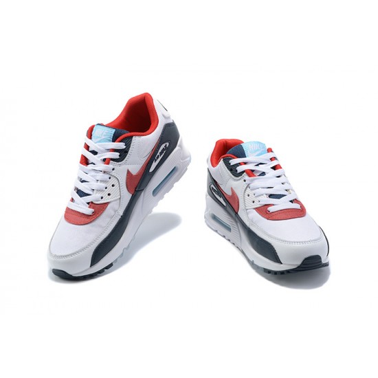 Men Sports Shoes Nike Air Max 90 White Red DJ5170-100