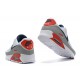 Men Sports Shoes Nike Air Max 90 White Red