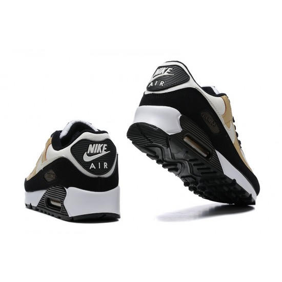 Men Sports Shoes Nike Air Max 90 Yellow Black DE3522-001