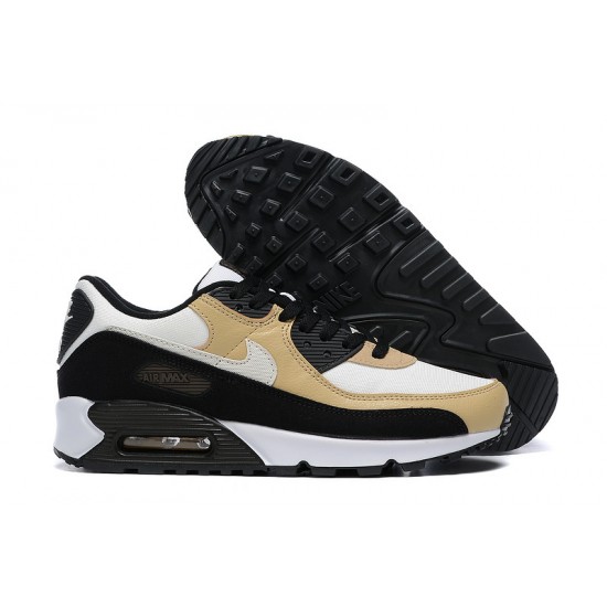 Men Sports Shoes Nike Air Max 90 Yellow Black DE3522-001
