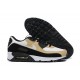 Men Sports Shoes Nike Air Max 90 Yellow Black DE3522-001