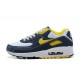 Men Sports Shoes Nike Air Max 90 Yellow Blue DC9845-101