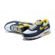 Men Sports Shoes Nike Air Max 90 Yellow Blue DC9845-101