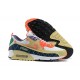 Men Sports Shoes Nike Air Max 90 Yellow Orange CZ9078-784