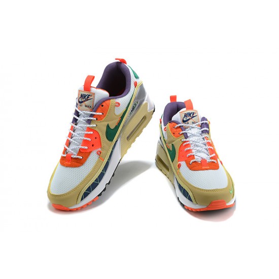 Men Sports Shoes Nike Air Max 90 Yellow Orange CZ9078-784