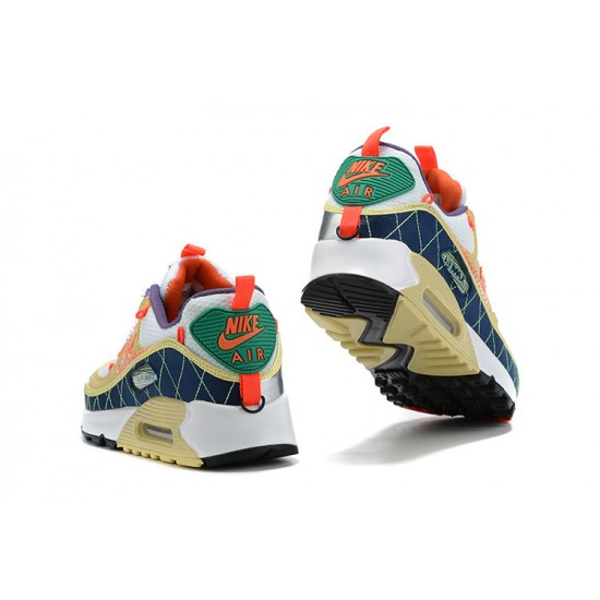 Men Sports Shoes Nike Air Max 90 Yellow Orange CZ9078-784