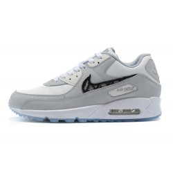 Women/Men Sports Shoes Nike Air Max 90 Grey White CN8607-002