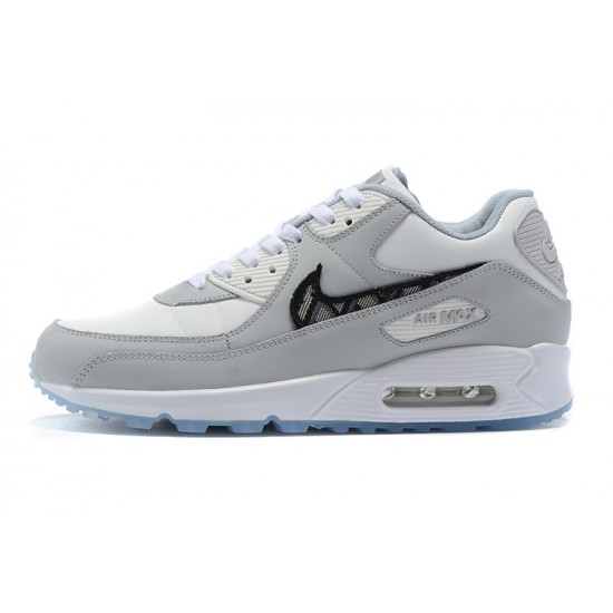 Women/Men Sports Shoes Nike Air Max 90 Grey White CN8607-002