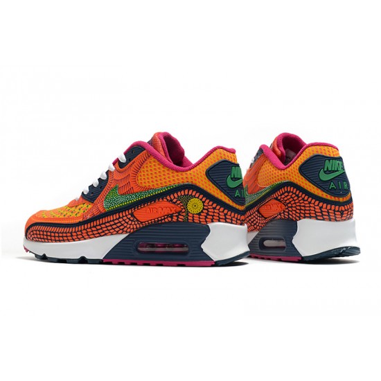 Women/Men Sports Shoes Nike Air Max 90 Orange Pink