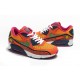 Women/Men Sports Shoes Nike Air Max 90 Orange Pink