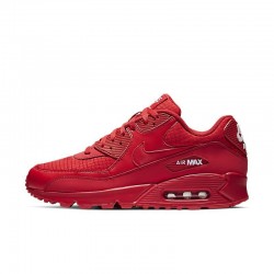 Women/Men Sports Shoes Nike Air Max 90 Red