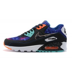 Women/Men Sports Shoes Nike Air Max 90 Supernova Blue White CW6018-001