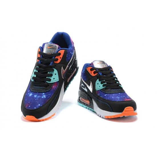 Women/Men Sports Shoes Nike Air Max 90 Supernova Blue White CW6018-001