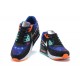 Women/Men Sports Shoes Nike Air Max 90 Supernova Blue White CW6018-001