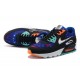 Women/Men Sports Shoes Nike Air Max 90 Supernova Blue White CW6018-001