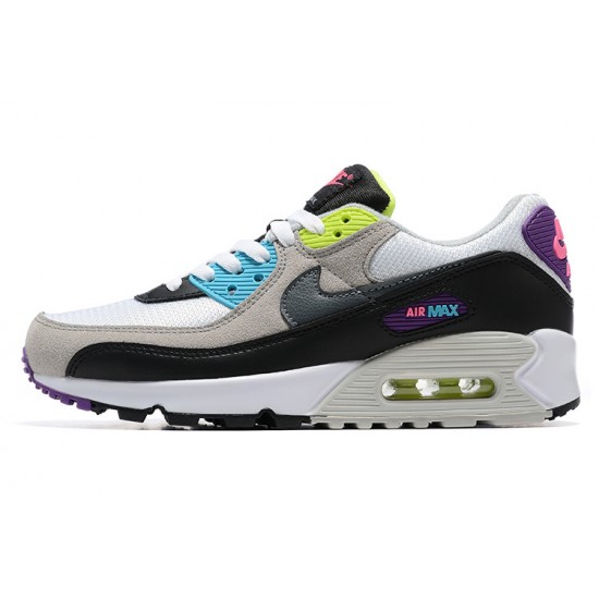 Women Sports Shoes Nike Air Max 90 Black Grey DR9900-100