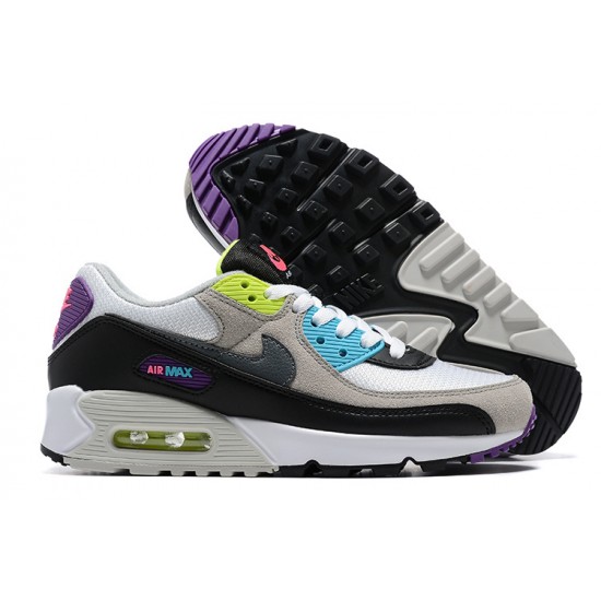 Women Sports Shoes Nike Air Max 90 Black Grey DR9900-100