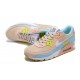Women Sports Shoes Nike Air Max 90 Pink Blue DJ9997-100