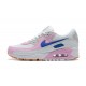 Women Sports Shoes Nike Air Max 90 White Pink DX3316-100