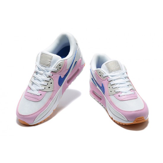 Women Sports Shoes Nike Air Max 90 White Pink DX3316-100