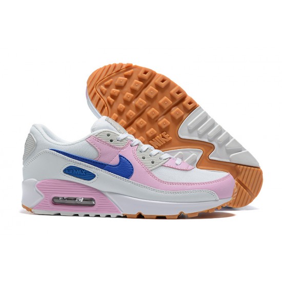 Women Sports Shoes Nike Air Max 90 White Pink DX3316-100