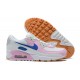 Women Sports Shoes Nike Air Max 90 White Pink DX3316-100