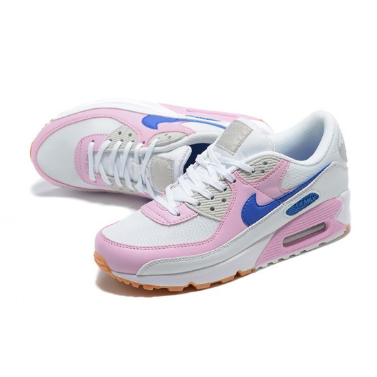 Women Sports Shoes Nike Air Max 90 White Pink DX3316-100
