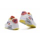 Women Sports Shoes Nike Air Max 90 White Yellow