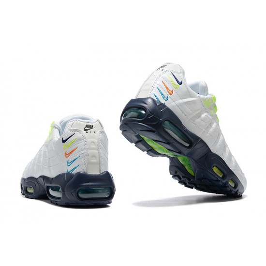 Men Sports Shoes Nike Air Max 95 TT White Blue DX1819-100