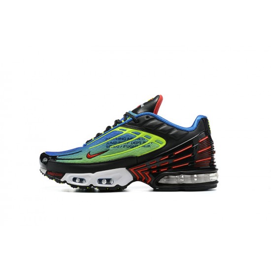 Men Sports Shoes Nike Air Max Plus 3 Black Blue CU4710-400