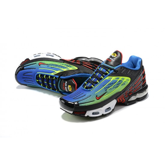Men Sports Shoes Nike Air Max Plus 3 Black Blue CU4710-400