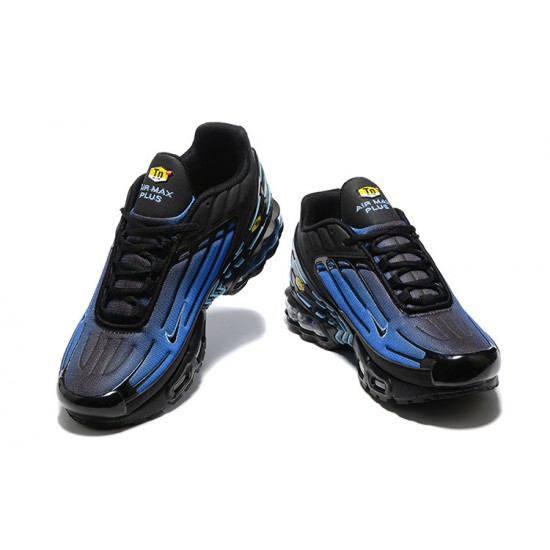 Men Sports Shoes Nike Air Max Plus 3 Black Blue DZ4508-001