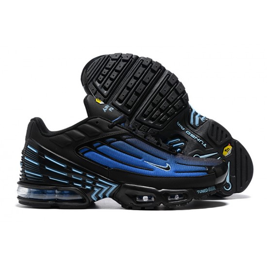 Men Sports Shoes Nike Air Max Plus 3 Black Blue DZ4508-001