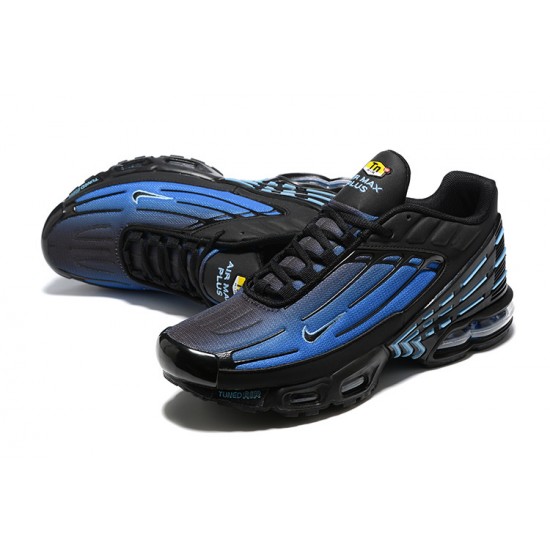 Men Sports Shoes Nike Air Max Plus 3 Black Blue DZ4508-001