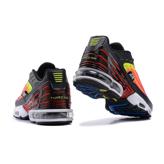 Men Sports Shoes Nike Air Max Plus 3 Black Blue Red DR8602-001
