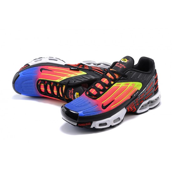 Men Sports Shoes Nike Air Max Plus 3 Black Blue Red DR8602-001