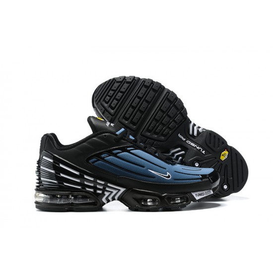 Men Sports Shoes Nike Air Max Plus 3 Black Blue