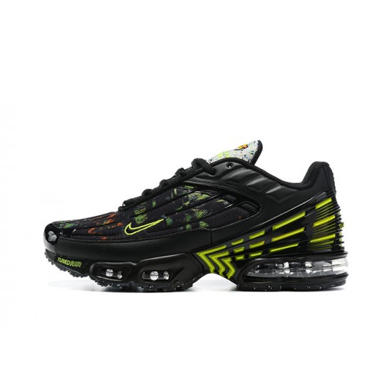 Men Sports Shoes Nike Air Max Plus 3 Black Green DM9097-001 