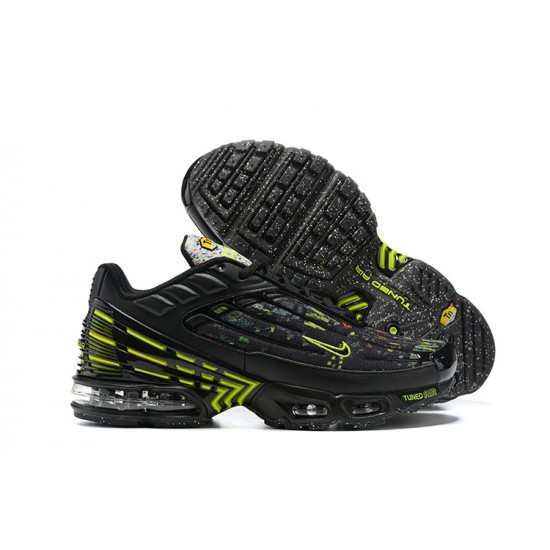 Men Sports Shoes Nike Air Max Plus 3 Black Green DM9097-001 
