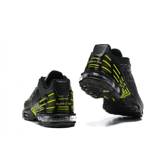 Men Sports Shoes Nike Air Max Plus 3 Black Green DM9097-001 