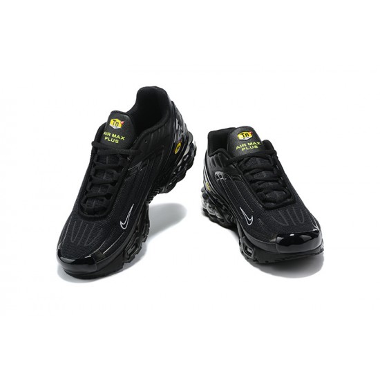 Men Sports Shoes Nike Air Max Plus 3 Black Green