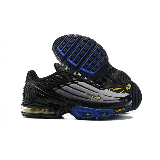 Men Sports Shoes Nike Air Max Plus 3 Black Grey