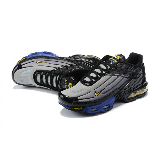 Men Sports Shoes Nike Air Max Plus 3 Black Grey