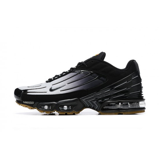 Men Sports Shoes Nike Air Max Plus 3 Black Grey and Brown