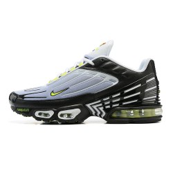 Men Sports Shoes Nike Air Max Plus 3 Black Grey and Green