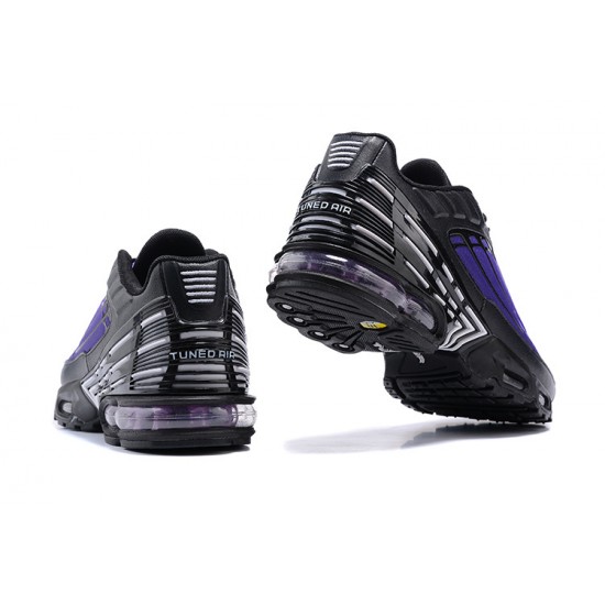 Men Sports Shoes Nike Air Max Plus 3 Black Purple CD7005-100